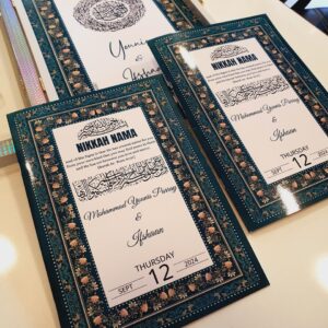 Nikah Nama With Glassbox