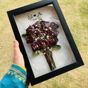 Forever Blooms" – Custom Resin Flower Preservation Frame